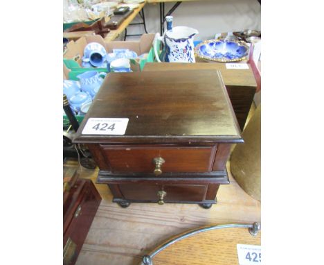  Sale Item:    SMALL 2 DRAWER CHEST (AF)   Vat Status:   No Vat   Buyers Premium:  This lot is subject to a Buyers Premium of
