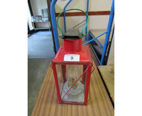  Sale Item:    CASED OIL LAMP   Vat Status:   No Vat   Buyers Premium:  This lot is subject to a Buyers Premium of 15% + Vat 