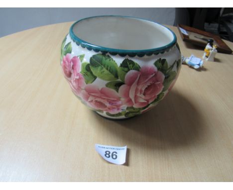  Sale Item:    WEMYSS BOWL- RESTORED   Vat Status:   No Vat   Buyers Premium:  This lot is subject to a Buyers Premium of 15%