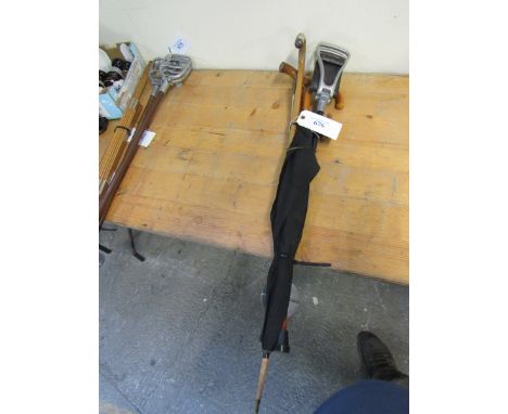  Sale Item:    BUNDLE STICKS & BROLLEY   Vat Status:   No Vat   Buyers Premium:  This lot is subject to a Buyers Premium of 1