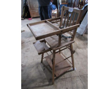  Sale Item:    VINTAGE CHILDS CHAIR   Vat Status:   No Vat   Buyers Premium:  This lot is subject to a Buyers Premium of 15% 