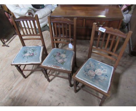  Sale Item:    3 MAHOGANY CHAIRS (AF)   Vat Status:   No Vat   Buyers Premium:  This lot is subject to a Buyers Premium of 15
