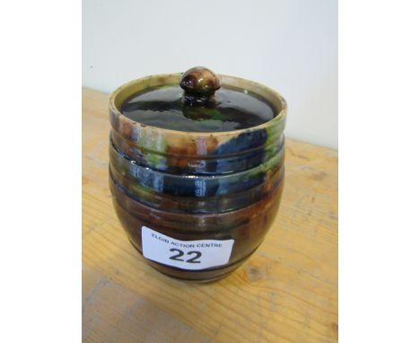  Sale Item:    SMALL SETON WARE JAR (AF)   Vat Status:   No Vat   Buyers Premium:  This lot is subject to a Buyers Premium of