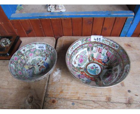 Sale Item:    2 ORIENTAL BOWLS (AF)   Vat Status:   No Vat   Buyers Premium:  This lot is subject to a Buyers Premium of 15%