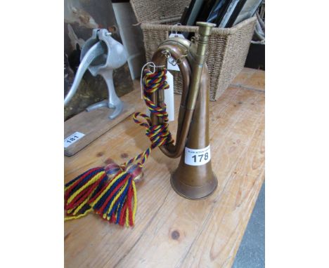  Sale Item:    COPPER BUGLE (AF)   Vat Status:   No Vat   Buyers Premium:  This lot is subject to a Buyers Premium of 15% + V