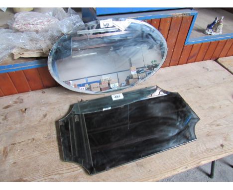  Sale Item:    2 VINTAGE MIRRORS   Vat Status:   No Vat   Buyers Premium:  This lot is subject to a Buyers Premium of 15% + V