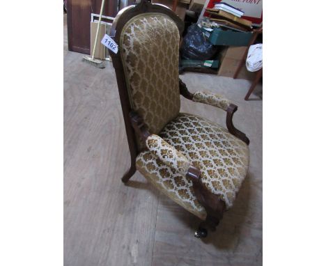  Sale Item:    MAHOGANY PARLOUR CHAIR   Vat Status:   No Vat   Buyers Premium:  This lot is subject to a Buyers Premium of 15