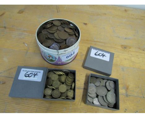  Sale Item:    3 BOXES COINS THREE PENNIES SIX PENNIES PENNIES HALF CROWN ETC  Vat Status:   No Vat   Buyers Premium:  This l