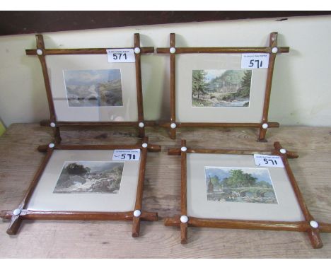  Sale Item:    4 W C PAINTINGS MOUNTAIN SCENES   Vat Status:   No Vat   Buyers Premium:  This lot is subject to a Buyers Prem