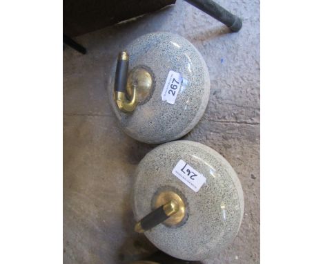  Sale Item:    PAIR CURLING STONES (AF)   Vat Status:   No Vat   Buyers Premium:  This lot is subject to a Buyers Premium of 