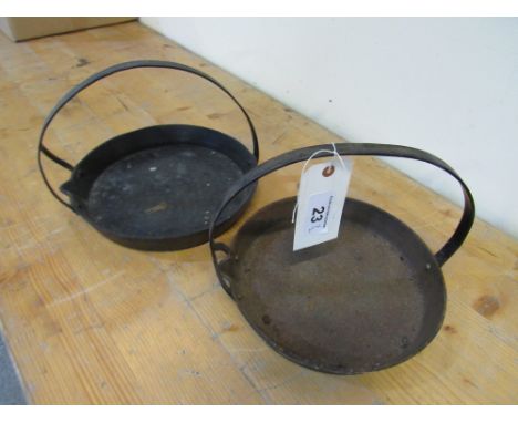  Sale Item:    2 GYPSY PANS   Vat Status:   No Vat   Buyers Premium:  This lot is subject to a Buyers Premium of 15% + Vat @ 