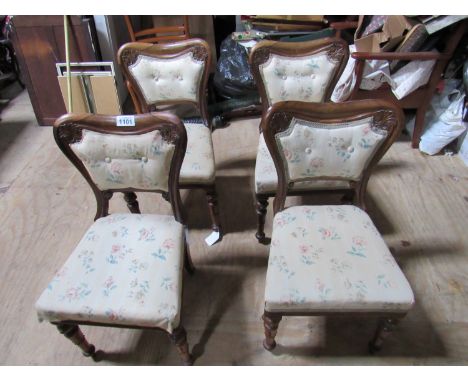  Sale Item:    4 ROSEWOOD CHAIRS (AF)   Vat Status:   No Vat   Buyers Premium:  This lot is subject to a Buyers Premium of 15