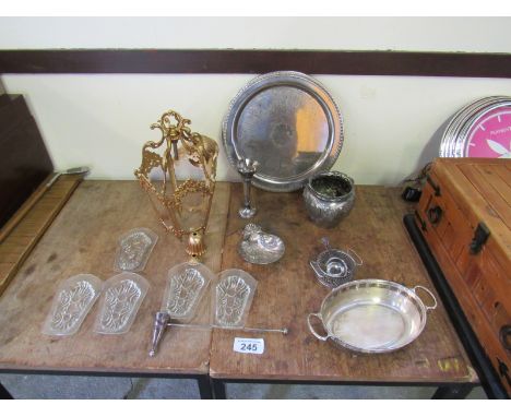  Sale Item:    BOX EP WARE ETC & CEILING LIGHT (AF)  Vat Status:   No Vat   Buyers Premium:  This lot is subject to a Buyers 