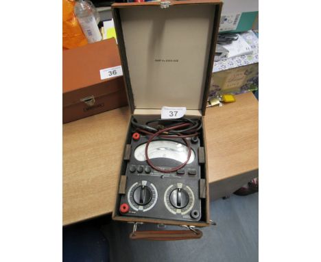  Sale Item:    CASED AVOMETER   Vat Status:   No Vat   Buyers Premium:  This lot is subject to a Buyers Premium of 15% + Vat 