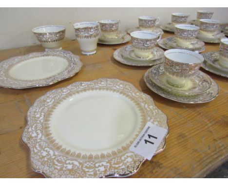  Sale Item:    40 PCE ROYAL STAFFORD CHINA TEA SET  Vat Status:   No Vat   Buyers Premium:  This lot is subject to a Buyers P