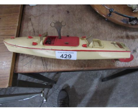  Sale Item:    HORNBY SPEED BOAT (AF)   Vat Status:   No Vat   Buyers Premium:  This lot is subject to a Buyers Premium of 15