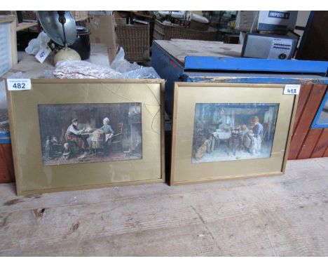  Sale Item:    2 PRINTS- THE BLESSING & FRUGAL MEAL (AF)  Vat Status:   No Vat   Buyers Premium:  This lot is subject to a Bu
