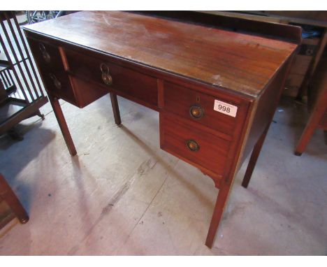  Sale Item:    MAHOGANY DESK   Vat Status:   No Vat   Buyers Premium:  This lot is subject to a Buyers Premium of 15% + Vat @