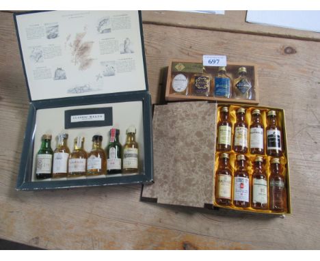  Sale Item:    3 BOXES-18 WHISKY MINIATURES- SOME EVAPORATED (AF)  Vat Status:   No Vat   Buyers Premium:  This lot is subjec