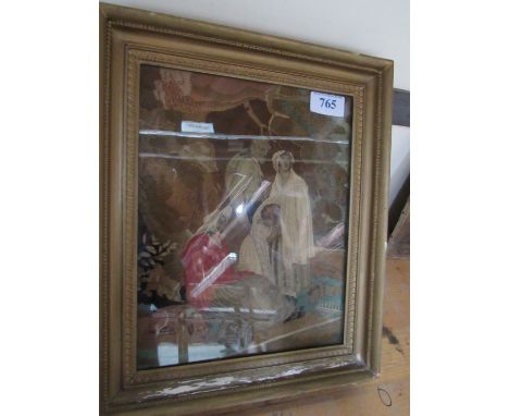  Sale Item:    SILK PICTURE FAMILY (AF)   Vat Status:   No Vat   Buyers Premium:  This lot is subject to a Buyers Premium of 