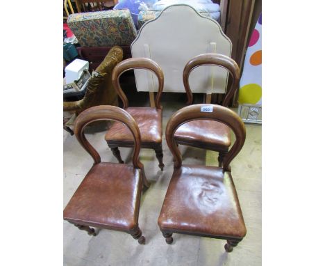  Sale Item:    4 BALLOON BACK CHAIRS   Vat Status:   No Vat   Buyers Premium:  This lot is subject to a Buyers Premium of 15%