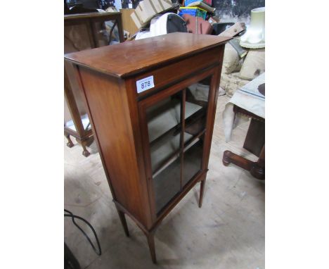  Sale Item:    MAHOGANY INLAID DISPLAY CABINET (AF)  Vat Status:   No Vat   Buyers Premium:  This lot is subject to a Buyers 