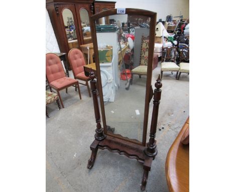  Sale Item:    MAHOGANY CHEVAL MIRROR   Vat Status:   No Vat   Buyers Premium:  This lot is subject to a Buyers Premium of 15