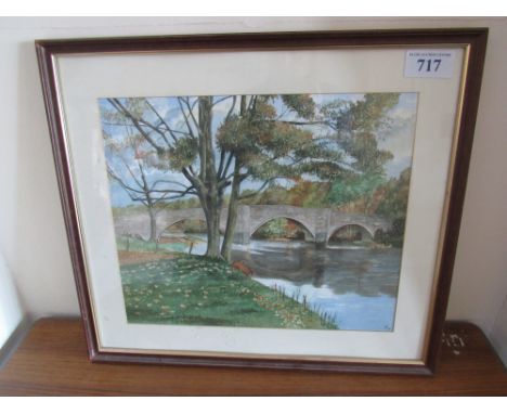  Sale Item:    W C PAINTING BARDEN BRIDGE WHARFEDALE H NEAL  Vat Status:   No Vat   Buyers Premium:  This lot is subject to a