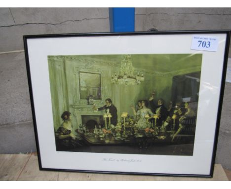  Sale Item:    PRINT THE TOAST BY RICHARD JACK   Vat Status:   No Vat   Buyers Premium:  This lot is subject to a Buyers Prem
