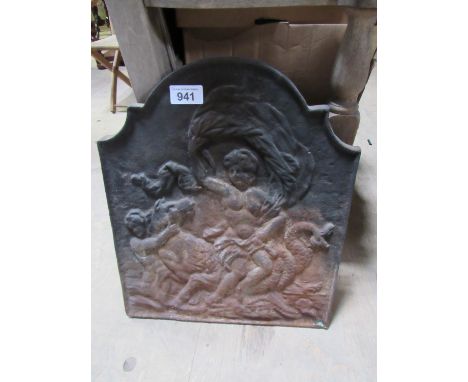  Sale Item:    CAST IRON FIRE BACK   Vat Status:   No Vat   Buyers Premium:  This lot is subject to a Buyers Premium of 15% +