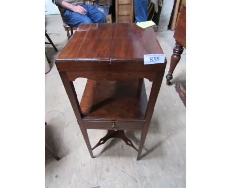  Sale Item:    MAHOGANY WASH STAND   Vat Status:   No Vat   Buyers Premium:  This lot is subject to a Buyers Premium of 15% +