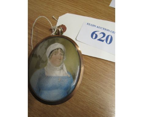  Sale Item:    OVAL MINIATURE PORTRAIT   Vat Status:   No Vat   Buyers Premium:  This lot is subject to a Buyers Premium of 1