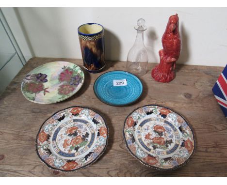  Sale Item:    BOX CHINA & DECANTER- SOME DAMAGED (AF)  Vat Status:   No Vat   Buyers Premium:  This lot is subject to a Buye