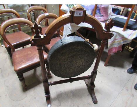 Sale Item:    MAHOGANY GONG (AF)   Vat Status:   No Vat   Buyers Premium:  This lot is subject to a Buyers Premium of 15% + 
