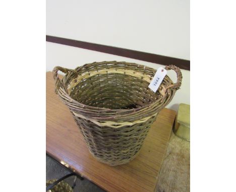  Sale Item:    WICKER LOG BASKET   Vat Status:   No Vat   Buyers Premium:  This lot is subject to a Buyers Premium of 15% + V