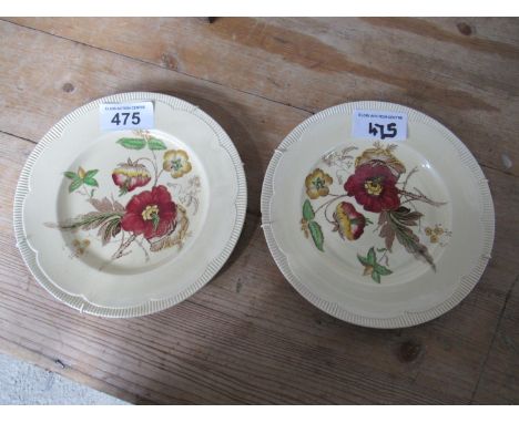  Sale Item:    2 CLARICE CLIFF PLATES   Vat Status:   No Vat   Buyers Premium:  This lot is subject to a Buyers Premium of 15