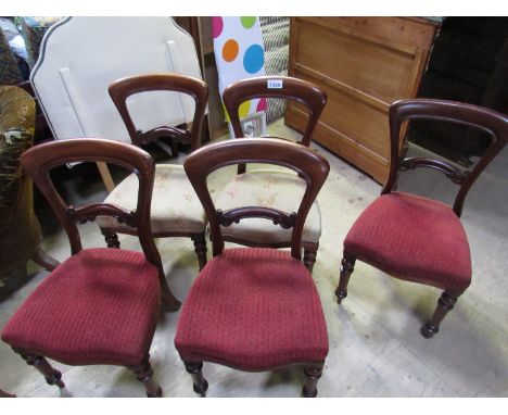  Sale Item:    5 BALLOON BACK CHAIRS   Vat Status:   No Vat   Buyers Premium:  This lot is subject to a Buyers Premium of 15%