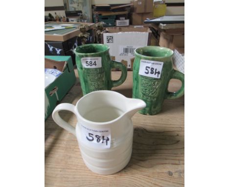  Sale Item:    3 JUGS (2 OSTEND- AF)   Vat Status:   No Vat   Buyers Premium:  This lot is subject to a Buyers Premium of 15%