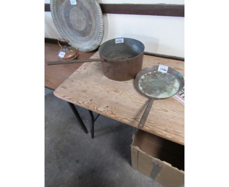  Sale Item:    2 COPPER PANS (AF)   Vat Status:   No Vat   Buyers Premium:  This lot is subject to a Buyers Premium of 15% + 