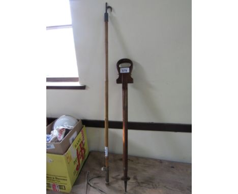  Sale Item:    FISHING STOOL & STICK   Vat Status:   No Vat   Buyers Premium:  This lot is subject to a Buyers Premium of 15%