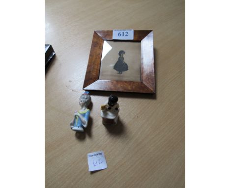  Sale Item:    SMALL PICTURE & 2 SMALL FIGURES   Vat Status:   No Vat   Buyers Premium:  This lot is subject to a Buyers Prem