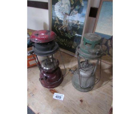  Sale Item:    2 TILLEY LAMPS (AF)   Vat Status:   No Vat   Buyers Premium:  This lot is subject to a Buyers Premium of 15% +