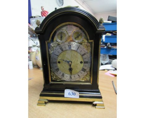  Sale Item:    LONDON TRIPLE PAD BRASS INLAID TRIPLE FUSEE8 BELL BRACKET CLOCK  Vat Status:   No Vat   Buyers Premium:  This 