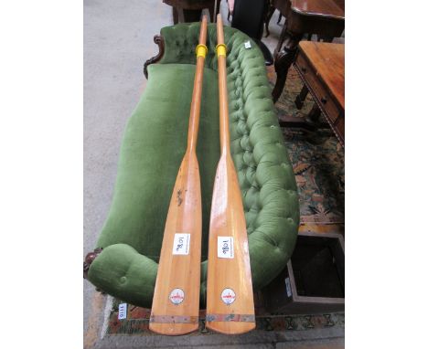  Sale Item:    2 OARS   Vat Status:   No Vat   Buyers Premium:  This lot is subject to a Buyers Premium of 15% + Vat @ 20%   