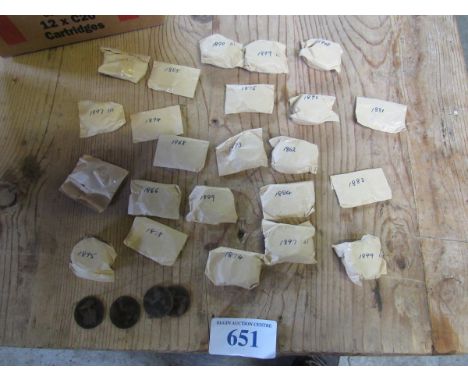  Sale Item:    BOX COINS PENNIES 1860 - 1899 (AF)  Vat Status:   No Vat   Buyers Premium:  This lot is subject to a Buyers Pr