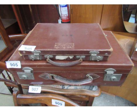  Sale Item:    2 SUITCASES (AF)   Vat Status:   No Vat   Buyers Premium:  This lot is subject to a Buyers Premium of 15% + Va