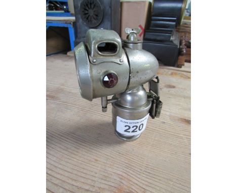  Sale Item:    VULTURE BIRMINGHAM CYCLE LAMP   Vat Status:   No Vat   Buyers Premium:  This lot is subject to a Buyers Premiu