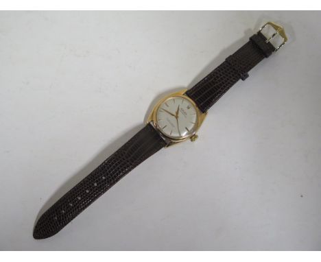 A gentleman's vintage 18ct yellow gold Rolex Oyster Perpetual wristwatch, model 6084 - number 727737 - Automatic movement on 