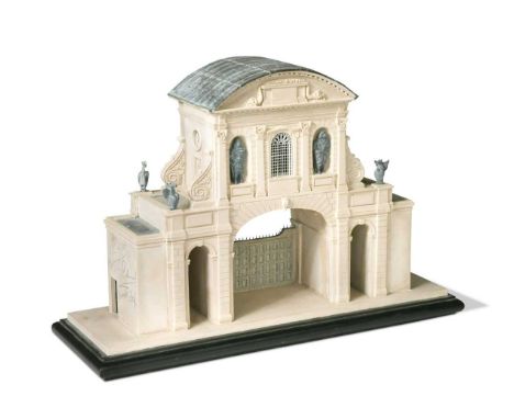 Timothy Richards architectural model of The Temple Bar - London (1672),  signed in pencil and an edition of 92 out of 150, si