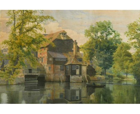 William Fraser Garden (British, 1856-1921) Houghton Mill, Huntingdonsigned lower left 'W. F. GARDEN' and dated 1911watercolou